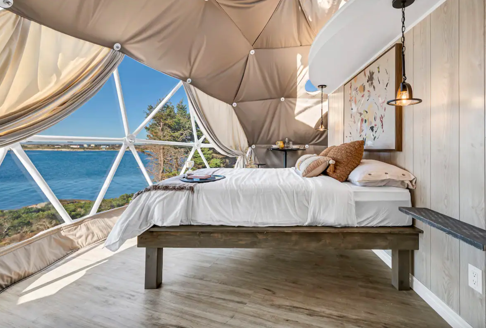 \u200bA geodome in West Dover, Nova Scotia.