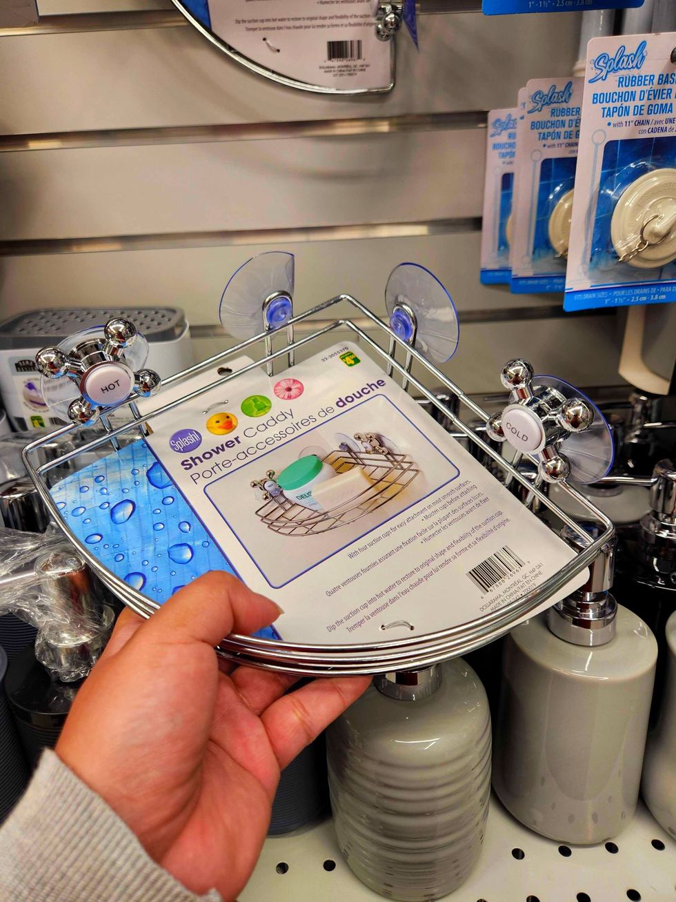 \u200bA shower caddy from Dollarama.