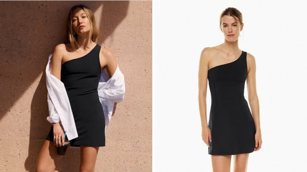 \u200bA tennis dress from Abercrombie. Right: A tennis dress from Aritzia.