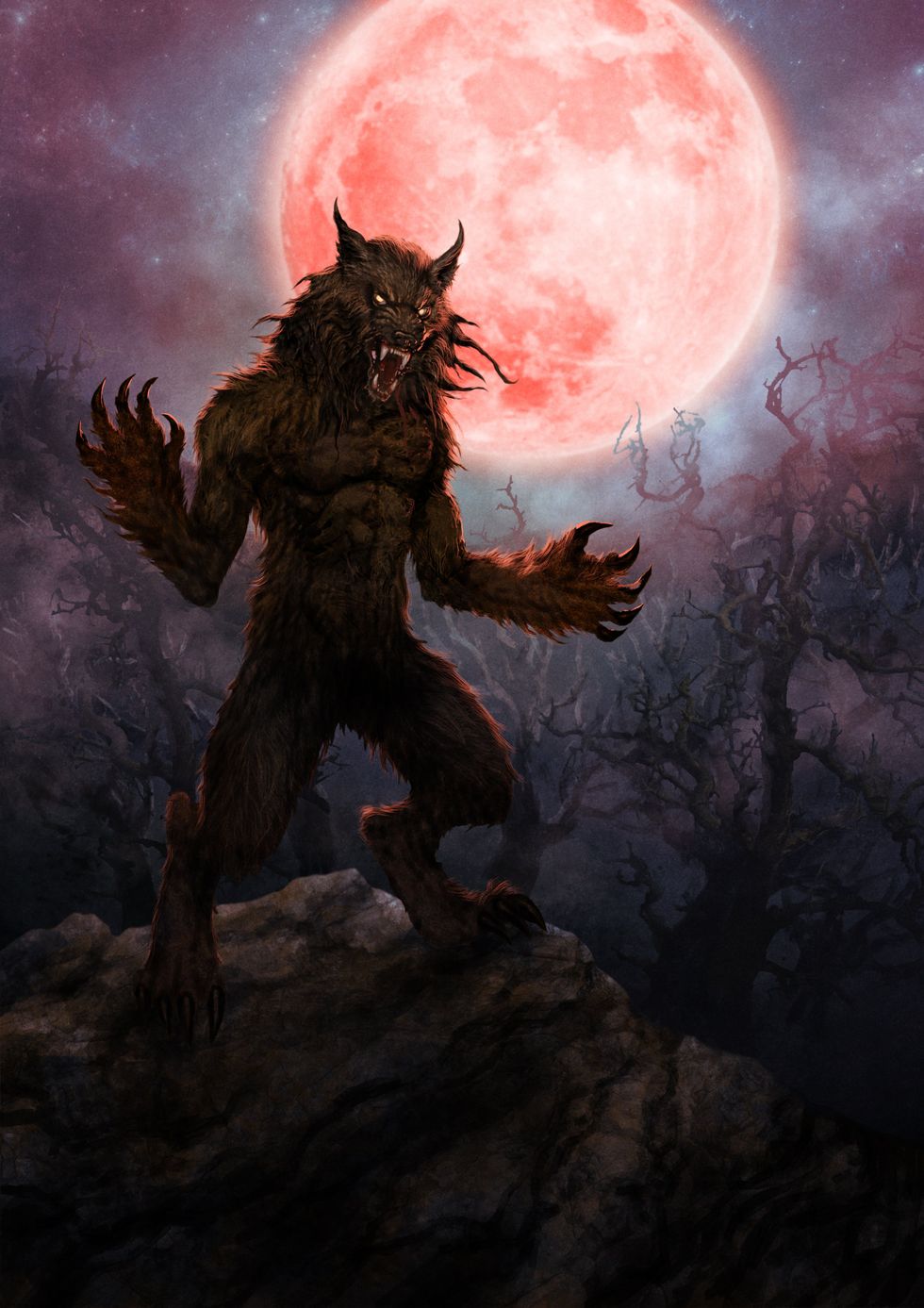 \u200bA werewolf, or loup-garou.