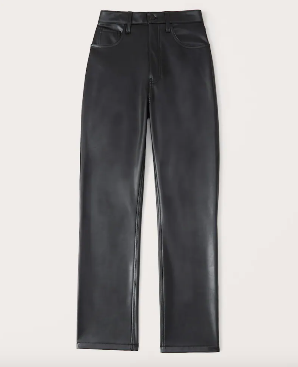 \u200bAbercrombie & Fitch leather pants.
