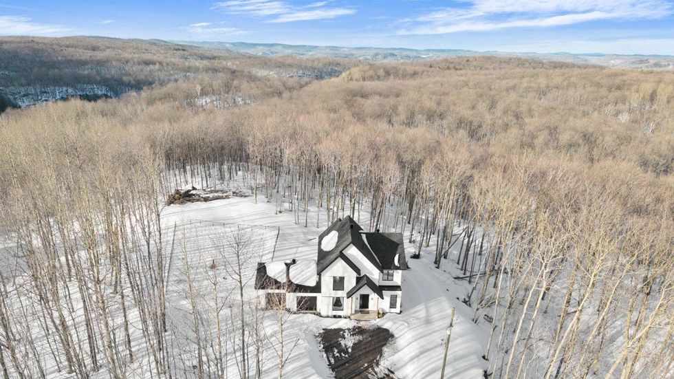 \u200bAerial view of Jessica Massie's house that's for sale.