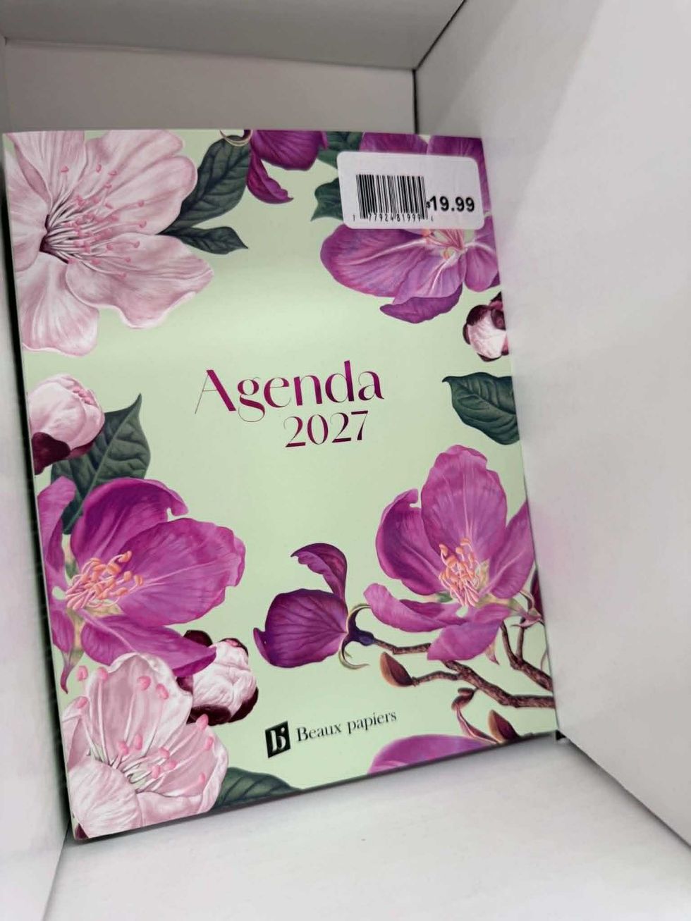 \u200bAgenda 2027 en vente au Tigre G\u00e9ant pour 19 $.