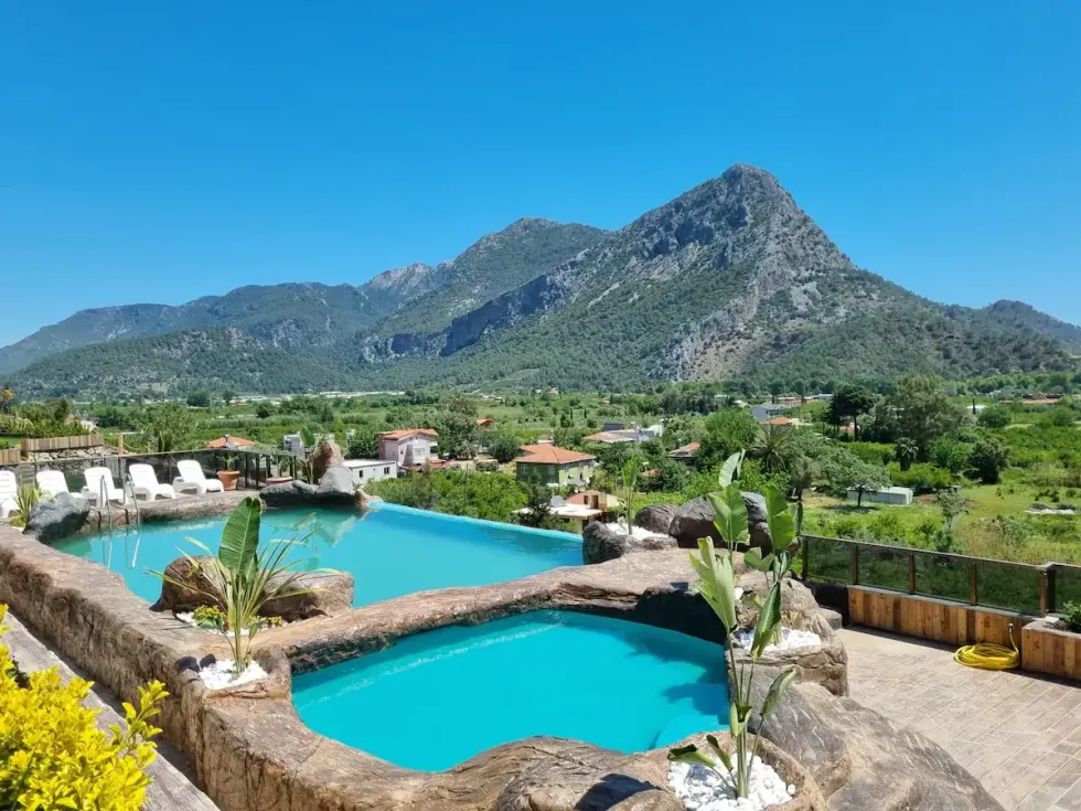 \u200bAirbnb in Turkey with pools.