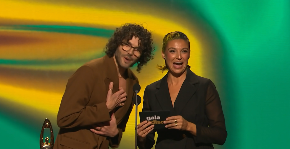 \u200bAlexandre Poulin et Sara Dufour.