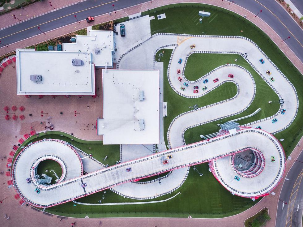 \u200bArial view of the Niagara Speedway track.