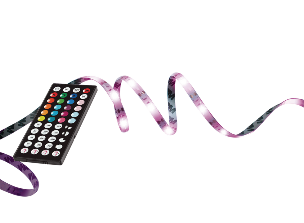 \u200bBande lumineuse RVB \u00e0 r\u00e9activit\u00e9 sonore West & Arrow Merkury, 16,4 pieds.