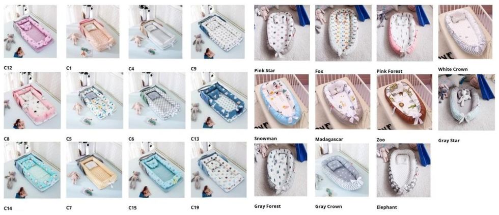 \u200bBChic and Chicure model baby nests.