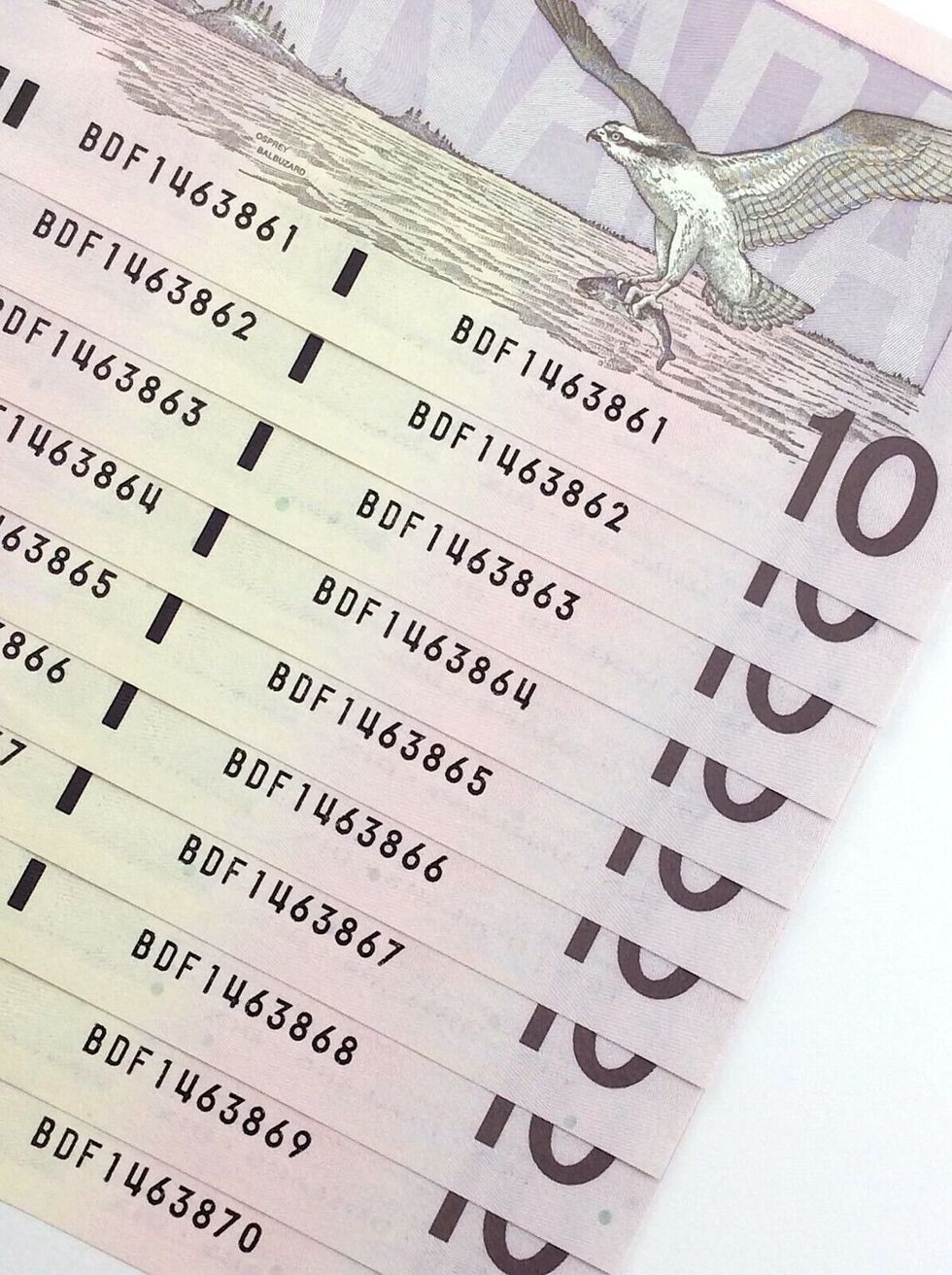 \u200bBillet de 10 $.