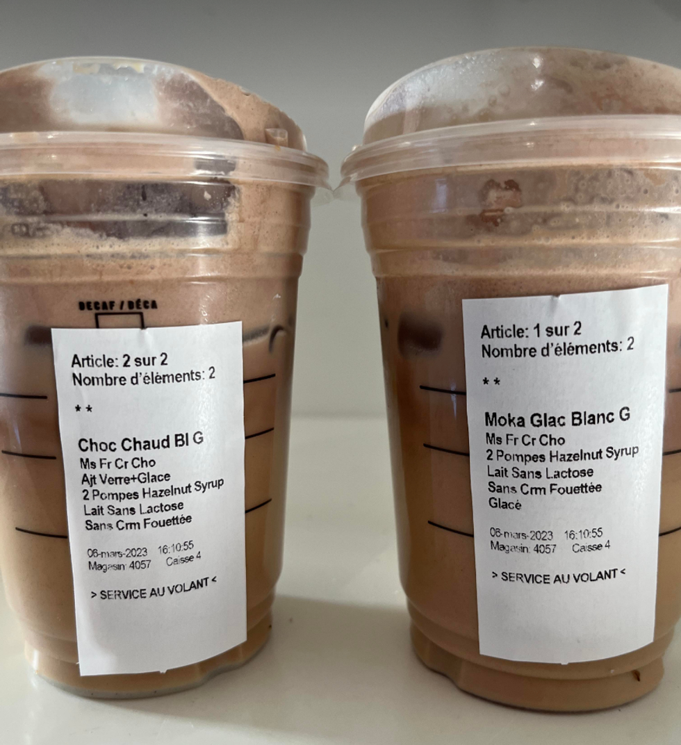\u200bBoisson Bueno du menu secret Starbucks.