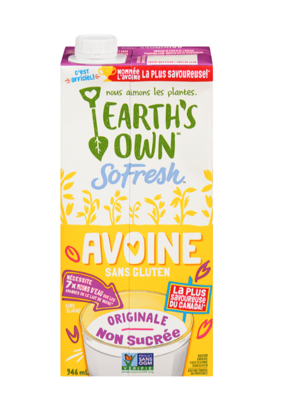 \u200bBoisson \u00e0 l'avoine originale So Fresh.