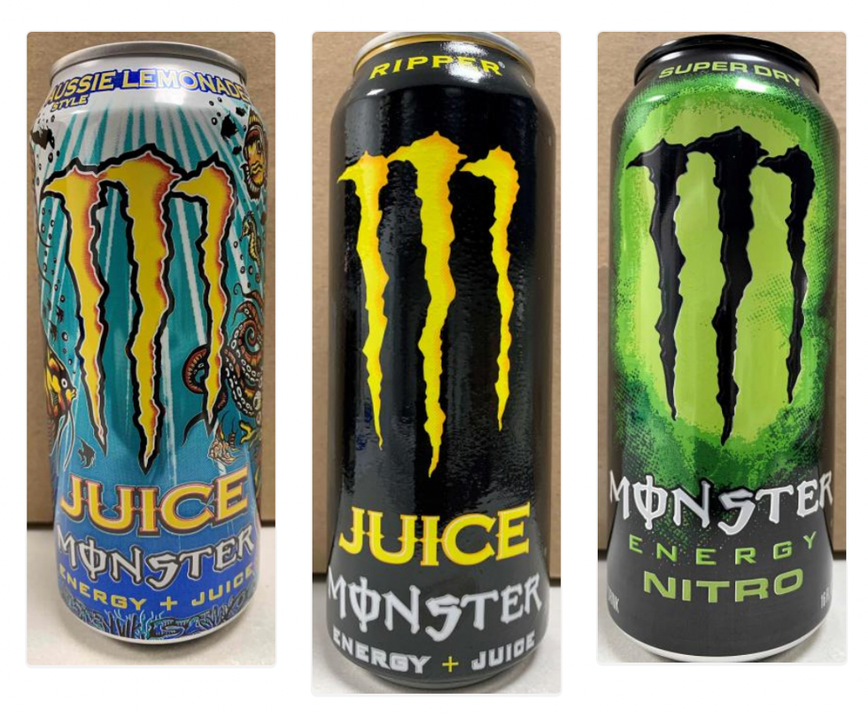 \u200bBoissons \u00e9nergisantes Monster.