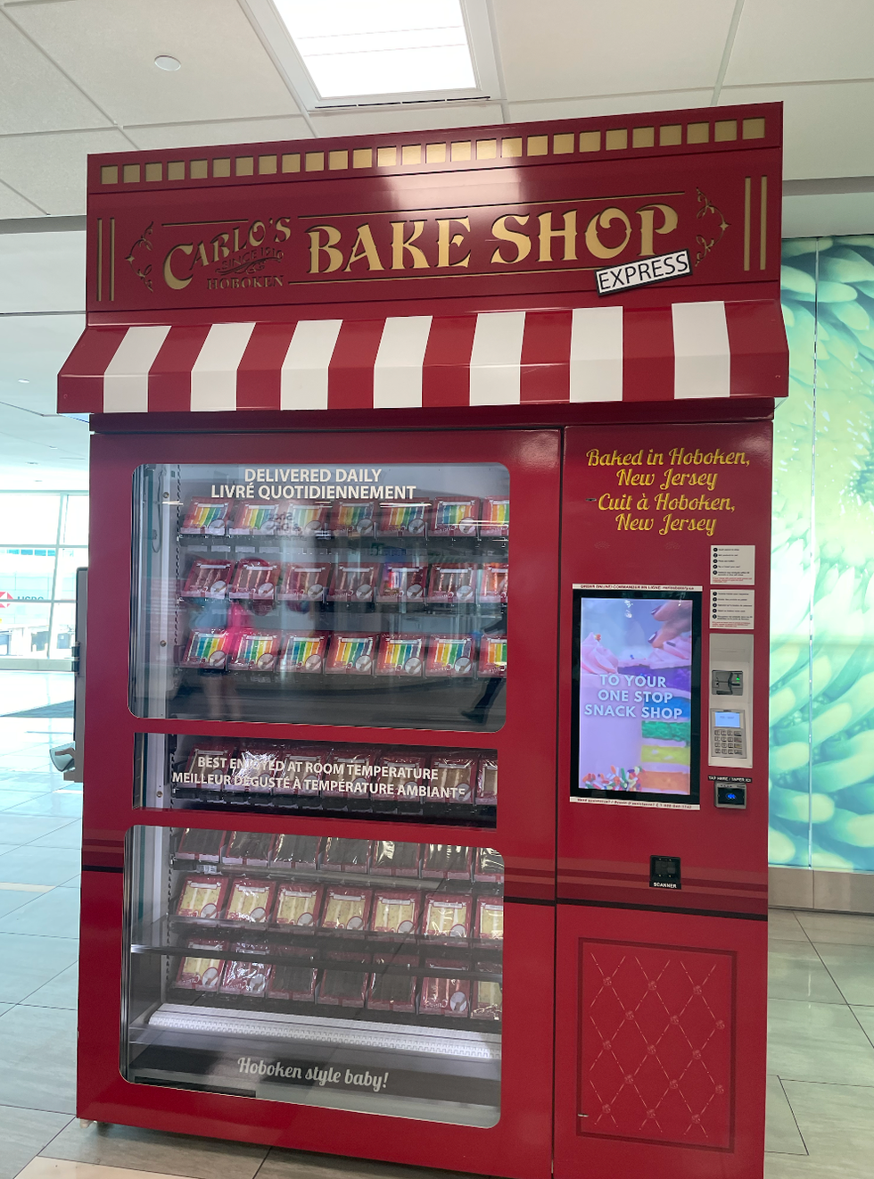 \u200bCarlo's Bake Shop vending machine.