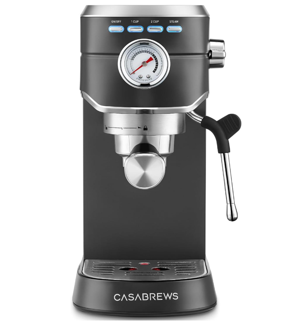 \u200bCASABREWS CM5418 \u2013 Machine \u00e0 expresso compacte 20 bars avec mousseur \u00e0 lait