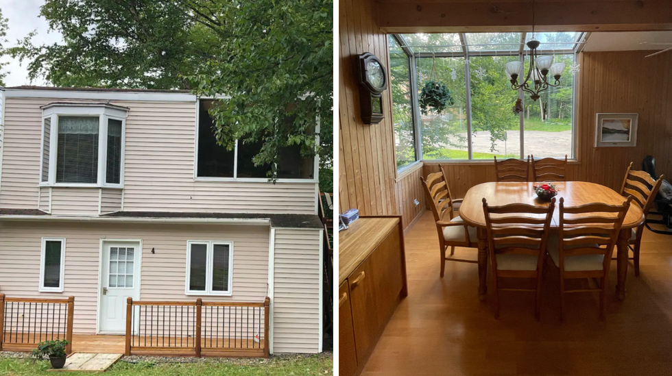 \u200bChalet aux pieds des pistes de ski \u00e0 Stoneham-et-Tewkesbury, Qu\u00e9bec.