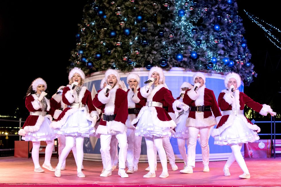 \u200bChristmas performers at WinterFest.