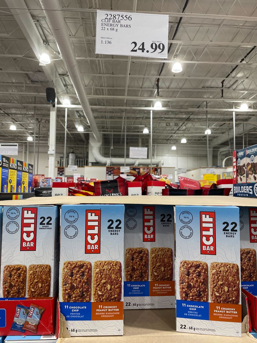 \u200bclif bars at costco