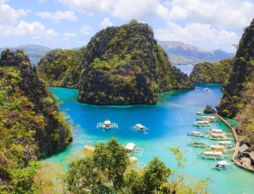\u200bCoron island in the Philippines.