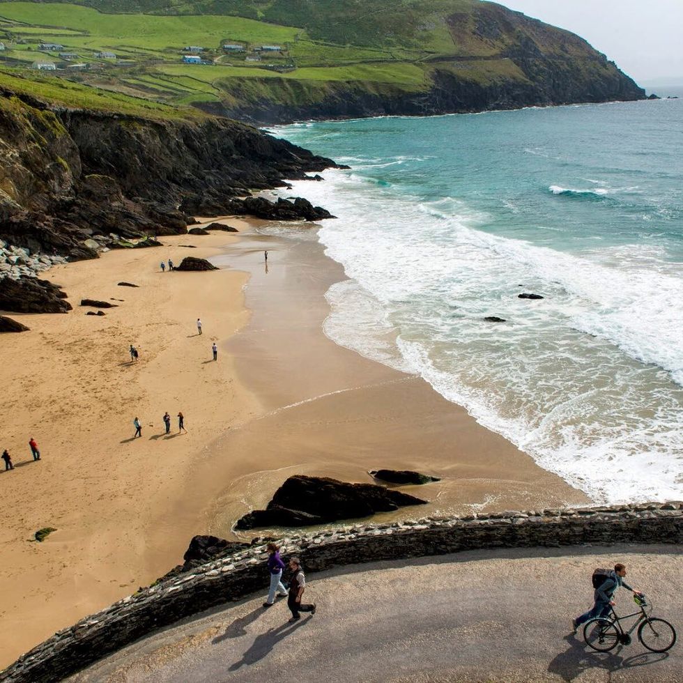 \u200bCoumeenoole Beach in County Kerry, Ireland.