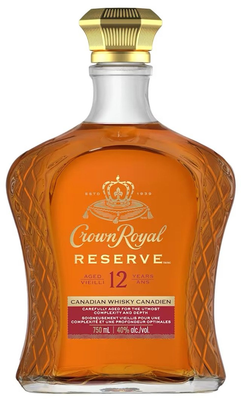 \u200bCrown Royal Reserve Canadian Whisky.
