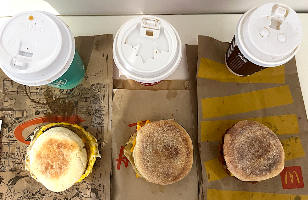 \u200bD\u00e9jeuner du A&W, Tim Hortons et McDonald's.