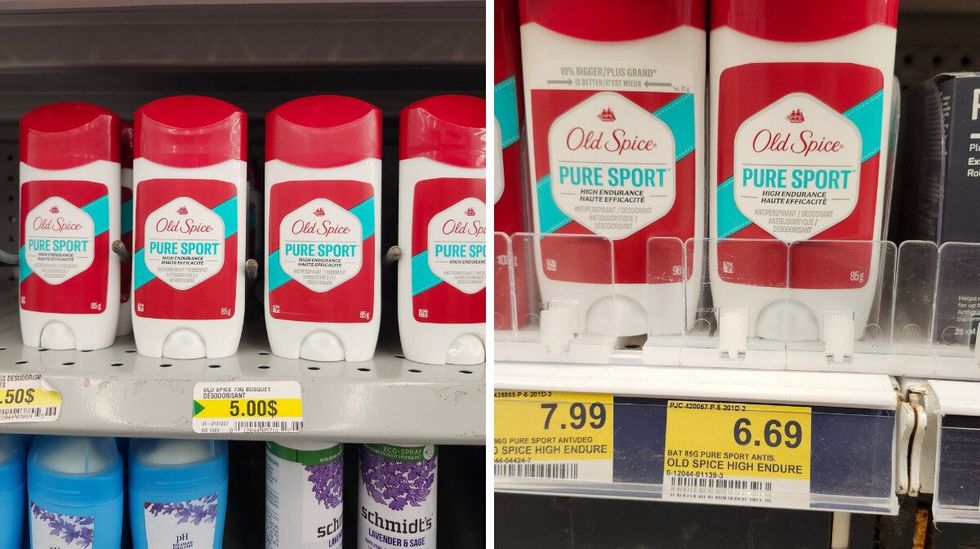 \u200bD\u00e9sodorisant et antisudorifique Old Spice Pure Sport en format 85 g.