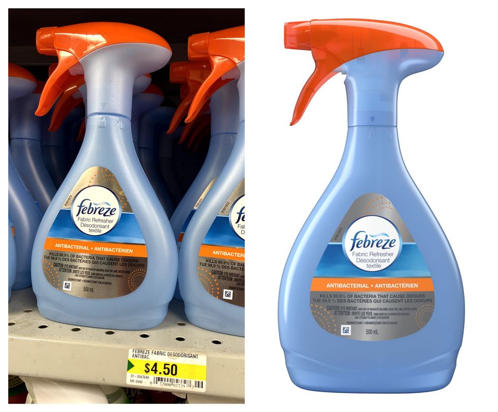 \u200bD\u00e9sodorisants textiles antibact\u00e9riens Febreze.