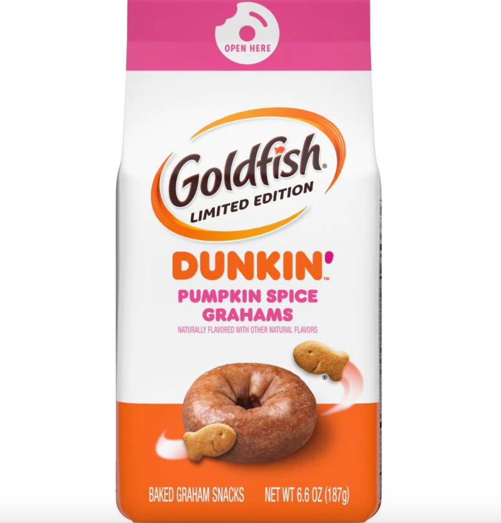 \u200bDunkin' Pumpkin Spice Goldfish.