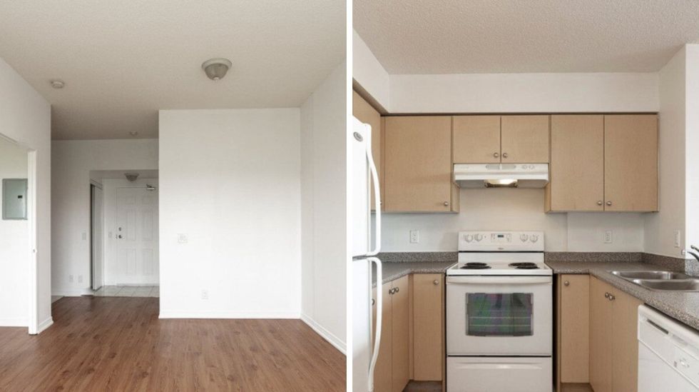 \u200bEmpty apartment in North York.