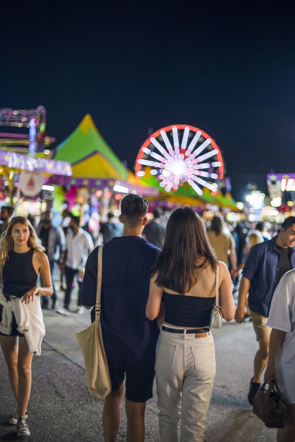 \u200bFair goers in Ontario.