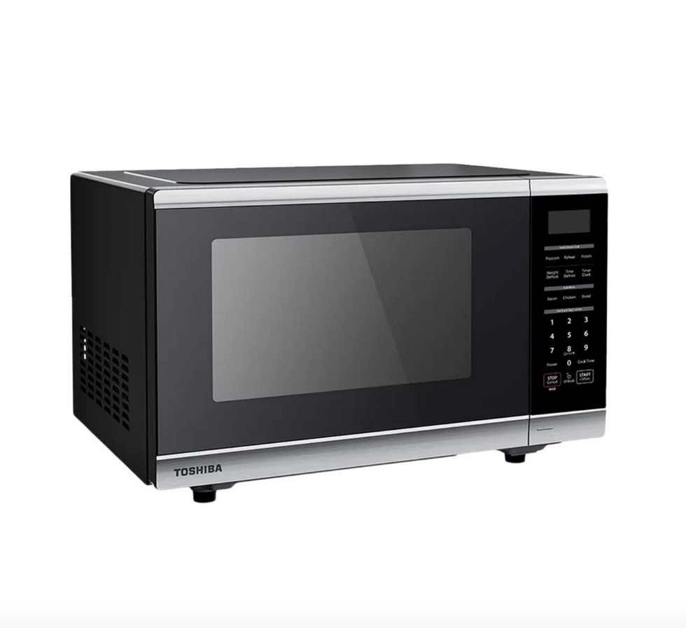 \u200bFour \u00e0 micro-ondes Toshiba, acier inoxydable avec capteur intelligent