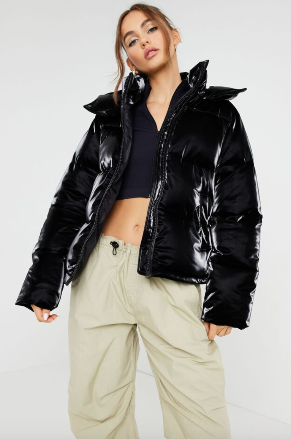 \u200bGarage Perfect Liquid Puffer Jacket.