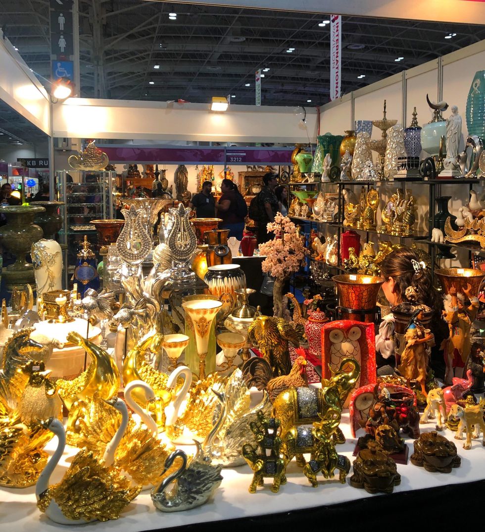 \u200bGoods for sale at the CNE's International Pavilion.