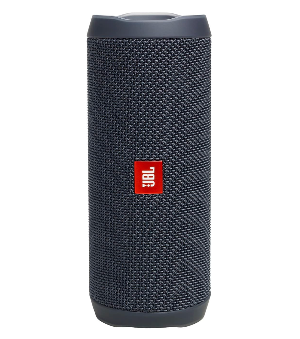 \u200bHaut-parleur Bluetooth portable \u00e9tanche (Gris acier) JBL.