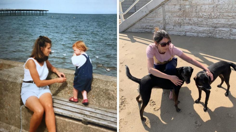 \u200bHelena and her mom.