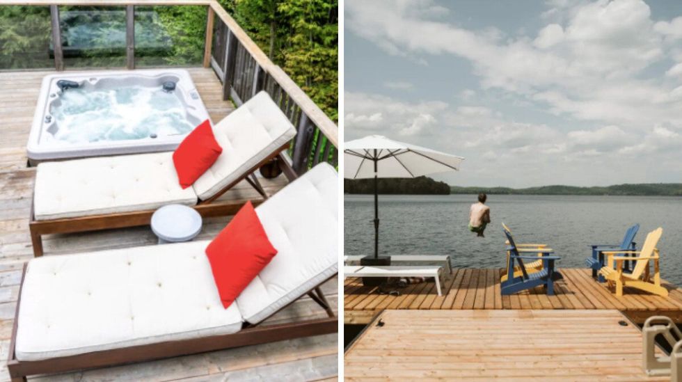 7 Cottage Airbnbs In Ontario With Massive Hot Tubs & Breathtaking Lake