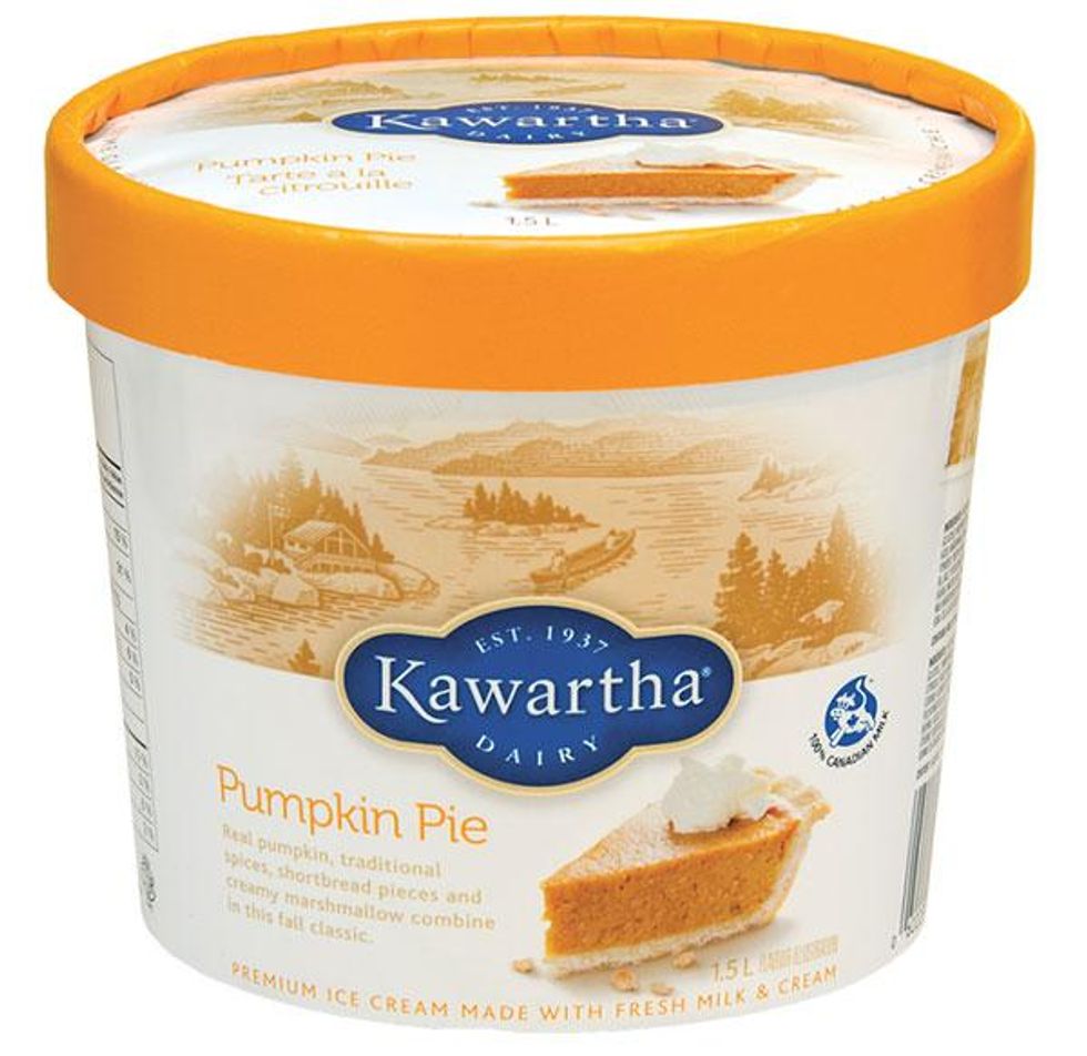 \u200bKawartha Dairy Pumpkin Pie Ice Cream.