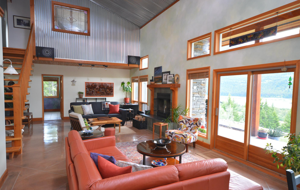 \u200bLiving room in the home.