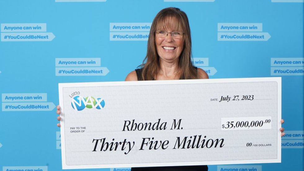 \u200bLotto Max winner Rhonda Malesku.