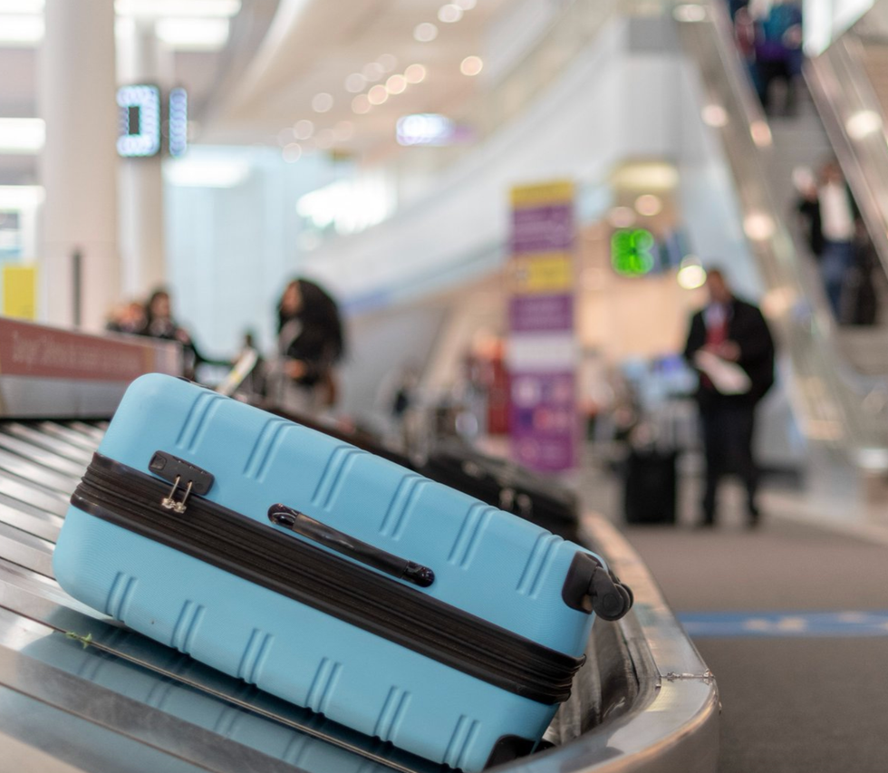 \u200bLuggage at Toronto Pearson Airport.