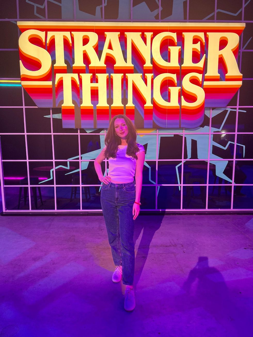\u200bMadeline at Stranger Things: The Experience.