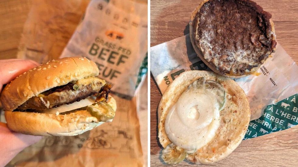 \u200bMama Burger cornichons et aneth \u00e9pic\u00e9 du A&W.