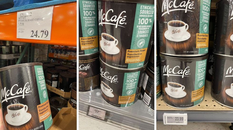 \u200bMcCaf\u00e9 premium-roast coffee.