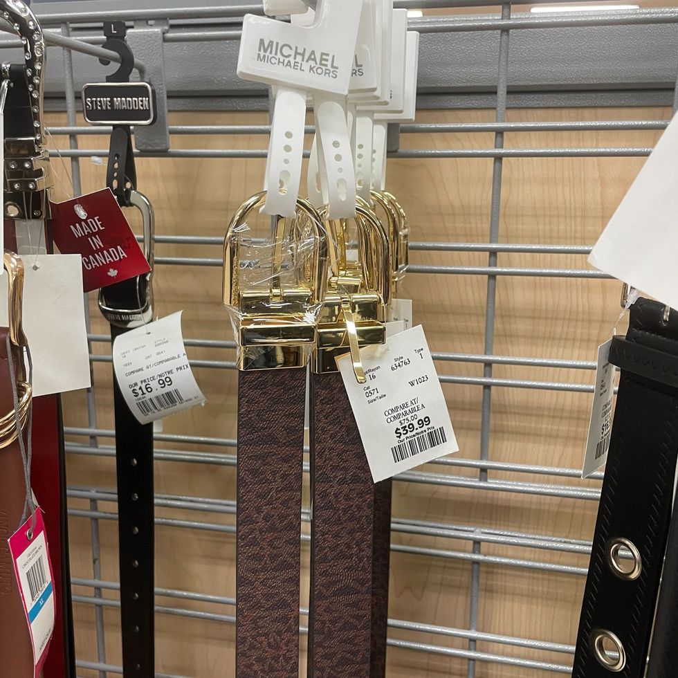\u200bMichael Kors belts at Marshalls.