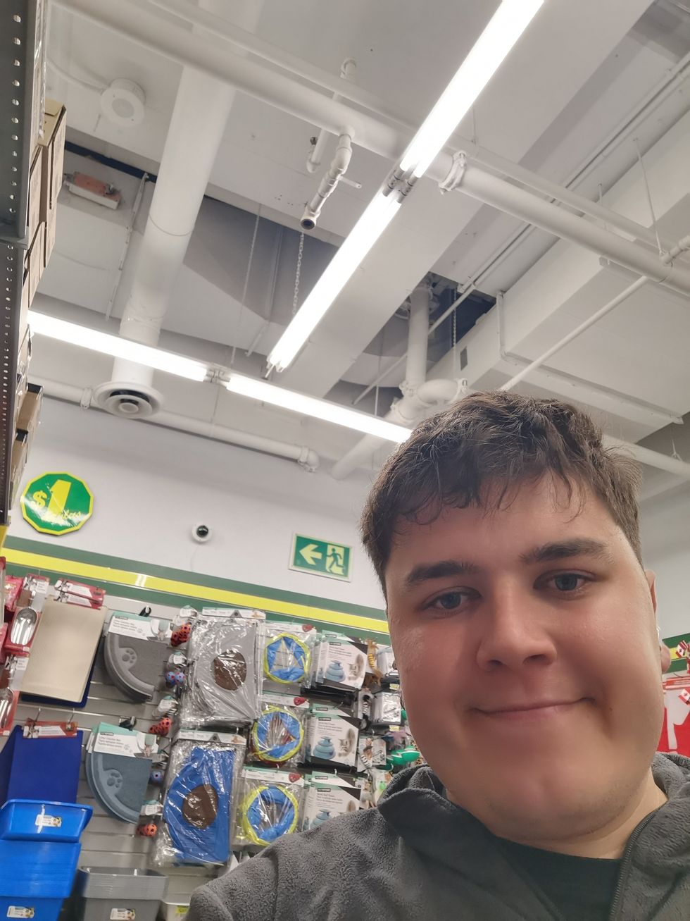 \u200bNarcity writer Tom\u00e1s Keating in Dollarama.