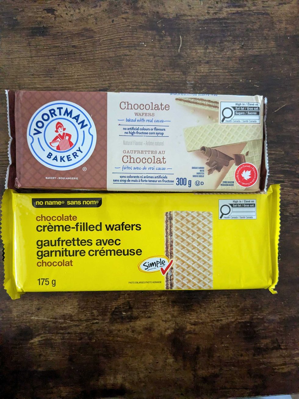 \u200bNo Name brand wafers.