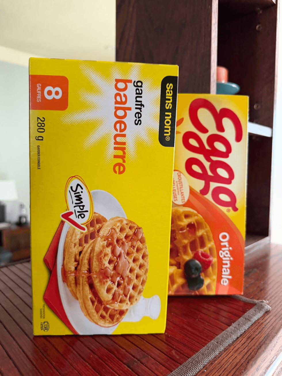 \u200bNo Name waffles compared to Eggos