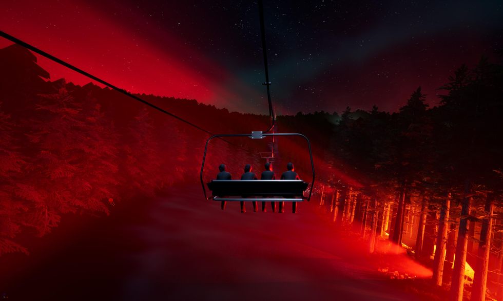 \u200bNouveau parcours illumin\u00e9 au Massif de Charlevoix.