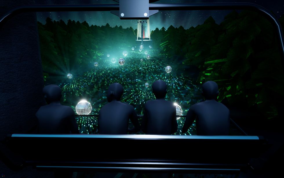 \u200bNouveau parcours illumin\u00e9 au Massif de Charlevoix.