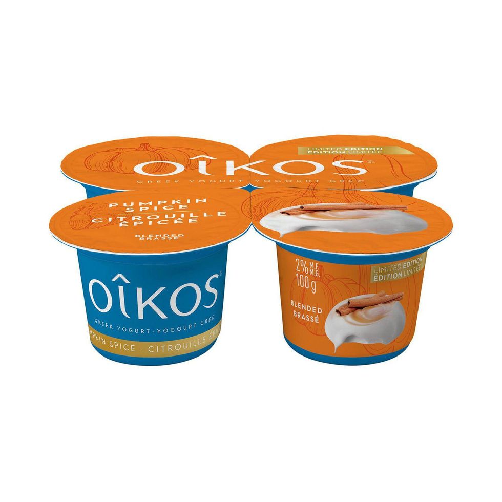 \u200bOikos Pumpkin Spice Greek Yogurt.